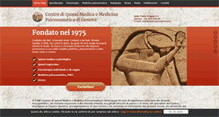 Desktop Screenshot of centroipnosigenova.it